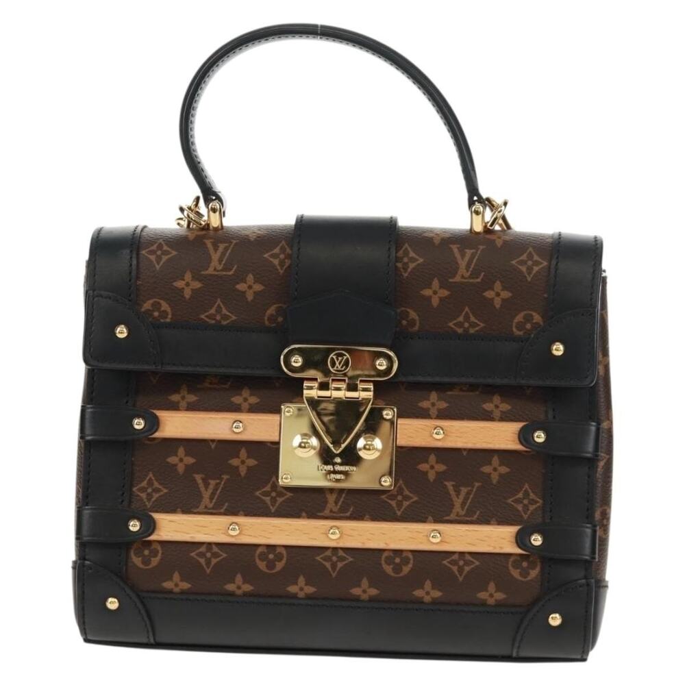Louis Vuitton Monogram Trianon PM Handbag Brown